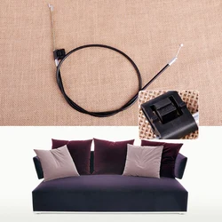 New Metal Recliner Chair Sofa Handle Cable Couch Release Lever Replacement Cable Accessibility