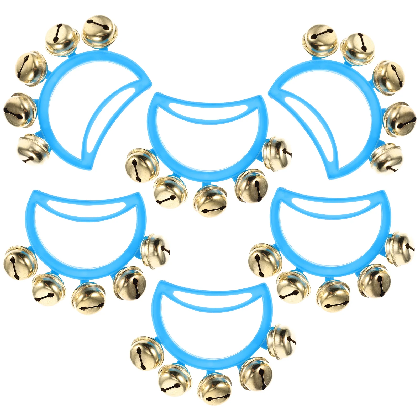 6 個子供用手振れベルハンドヘルドタンバリン楽器パーティーパーカッション子供のためのタンバリンパーティー音楽おもちゃ