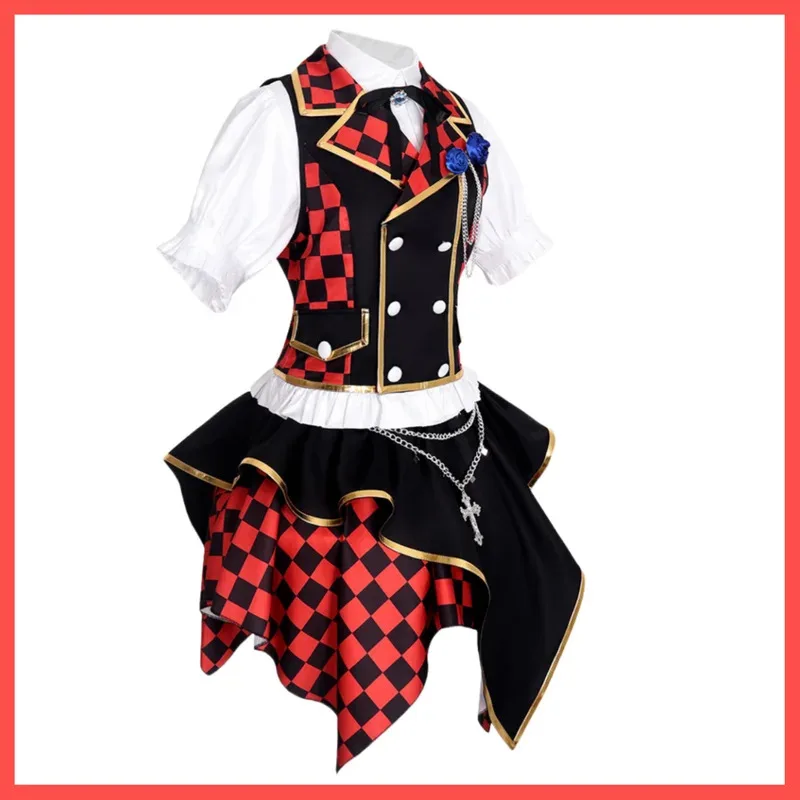 

Цианиме Айкацу! Тодо Юрика Косплей Костюм Готическая Лолита Гули Решетчатая Юбка Рубашка Парик Женский Сексуальный Каваи Бальный Костюм В Маске