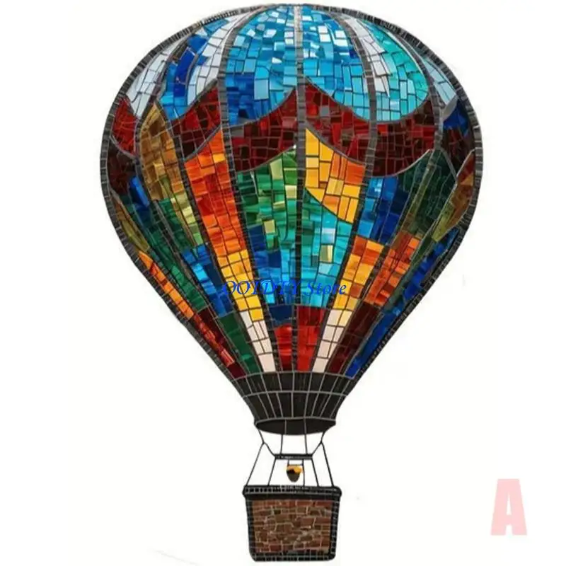 367A Acrylic Hot Air Balloon Ornaments Easy To Hanging For Birthday Room Decoration