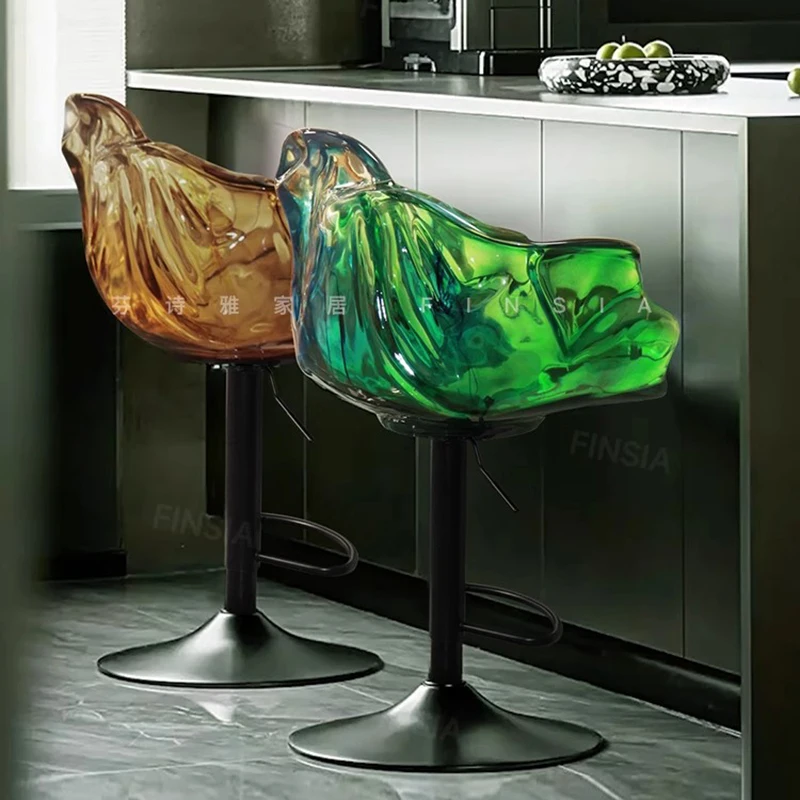Tabourets de Bar de luxe design bureaux de réception d'accent chambre balcon tabourets de Bar esthétique relaxant Cadeira ensembles de meubles de jardin