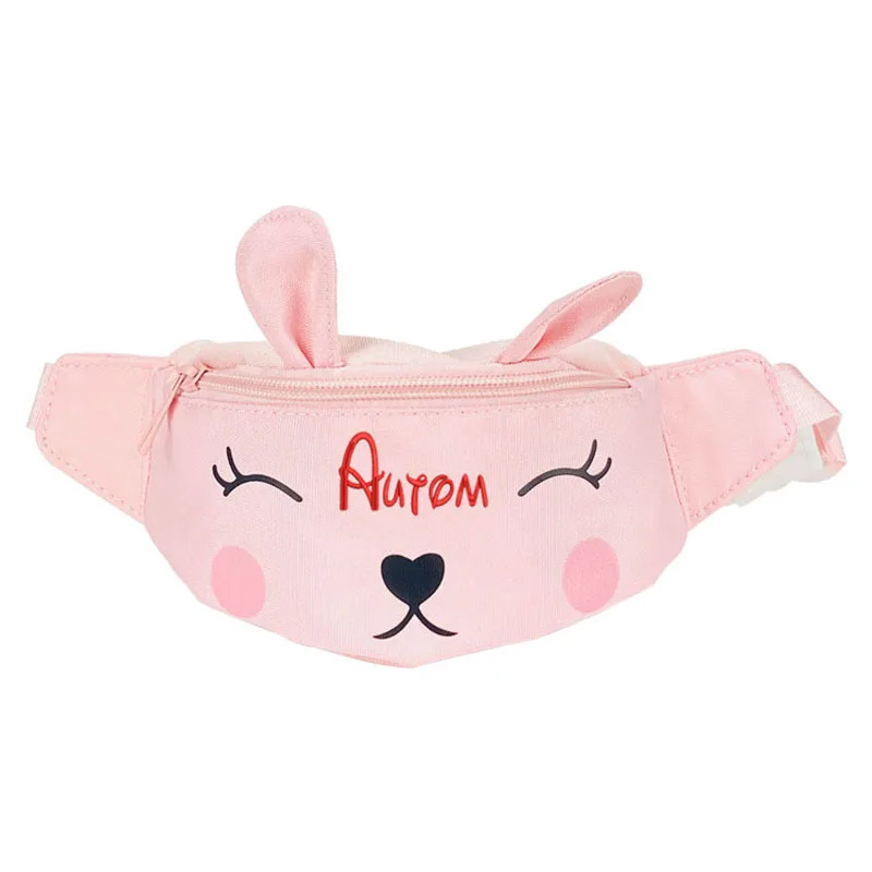 

Customized backpack Personalized Name Casual And Simple Children's Rabbit Crossbody Bag Lightweight Bag Pink Cute Backpack