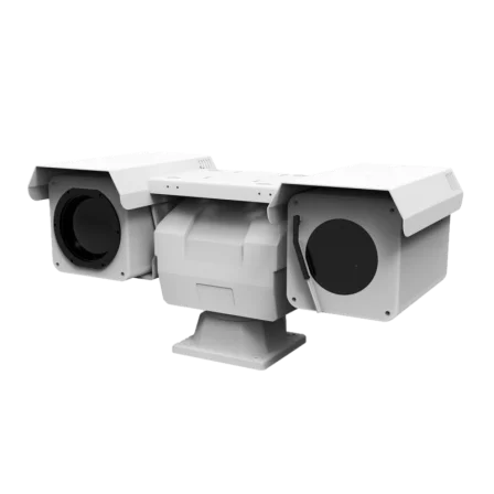 Integrated Visible & Thermal PTZ Surveillance Platform With 40X Optical Zoom And 15-100mm Thermal Optics
