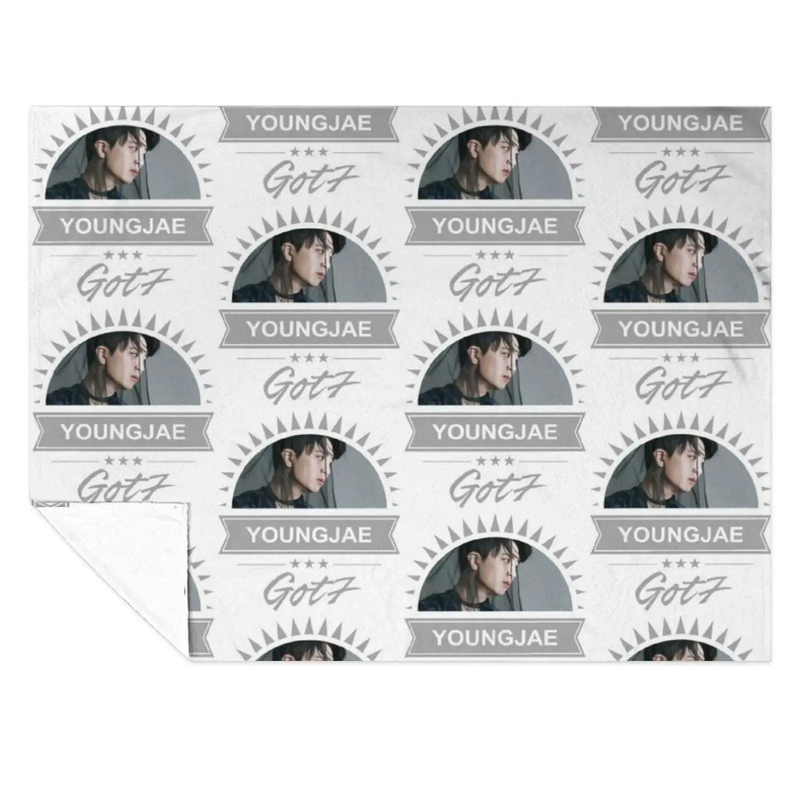 

GOT7 - Youngjae Throw Blanket Cute Plaid Soft Plaid Nap christmas decoration Blankets