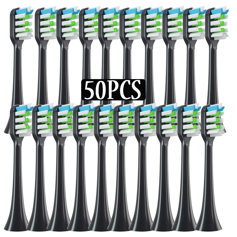 Replacement Heads For SOOCAS X3/X3U/X5 Sonic Electric ToothBrush Soft DuPont Clean Brush Nozzle Cabeza de cepillo 20/50Pcs