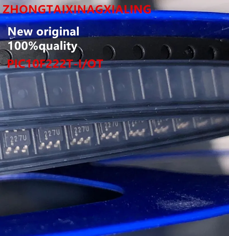 Free shipping 10PCS   New   PIC10F222T-I/OT    PIC10F222 chipset