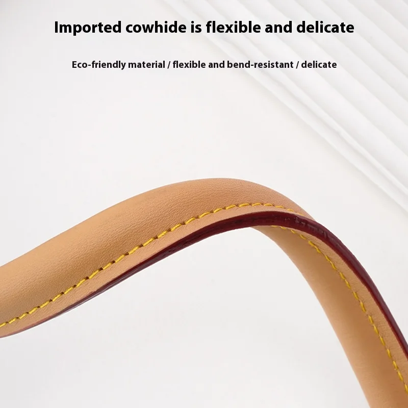 حقيقية Vachetta حقيبة جلدية حزام ل LV سبيدي 20 25 30 الكتف الأشرطة حقائب طويلة أحزمة استبدال حقيبة الملحقات