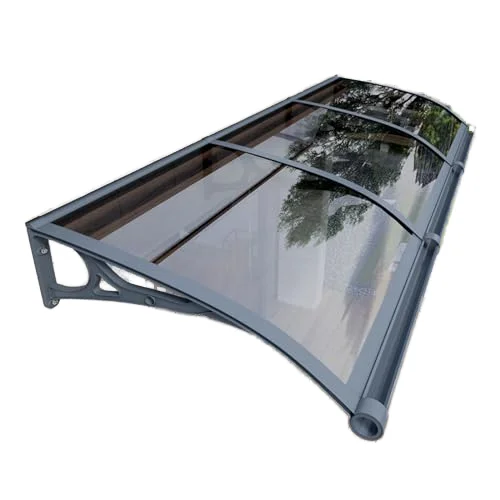 2026 DIY Aluminum Bracket Polycarbonate Solid Sheet Roofing Canopy Awning for Windows and Doorspromote sales