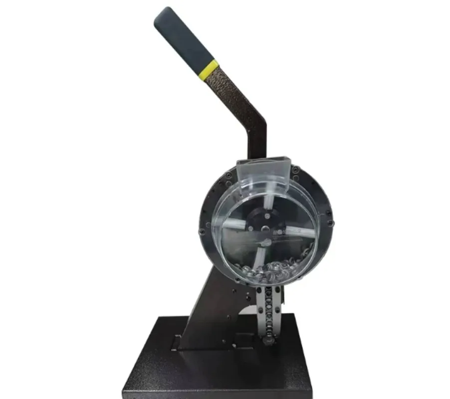 Semi-automatic 10mm buckle punching machine, ringless model, tarpaulin, banner fabric, display rack processing tool