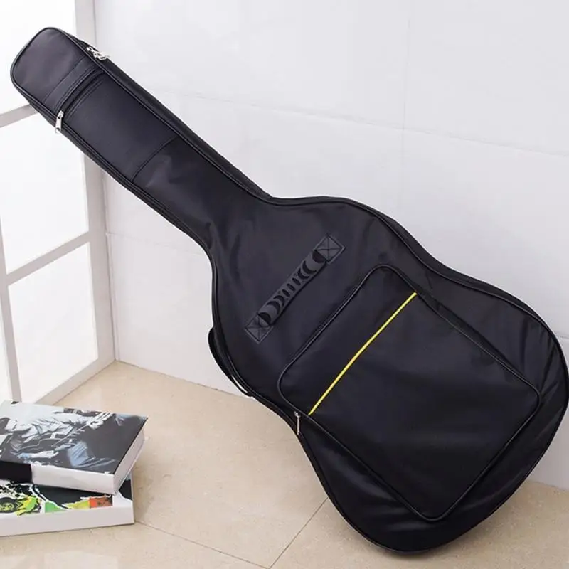 

Thicken Padded Guitar Bag 40/41inch Acoustic Guitar Carrying Bag Nylon Electric Guitar Case Backpack Easy to Carry 24BD