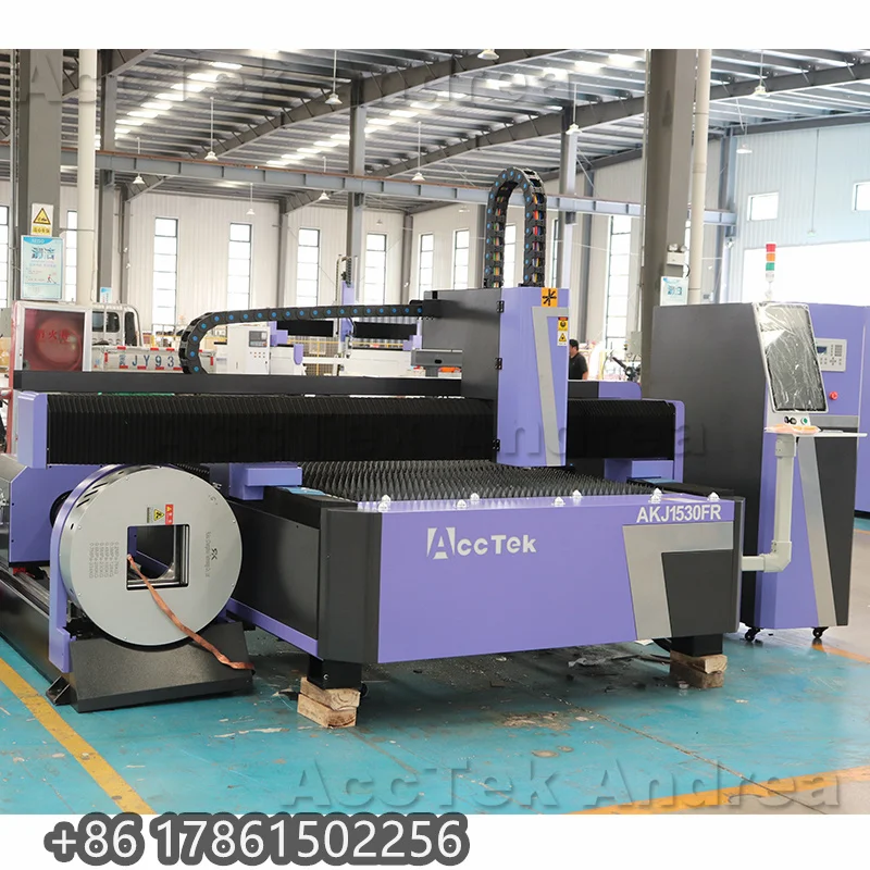 Aluminium Sheet Fiber Laser Metal Cutting Machine Industrial Laser Equipment Plate And Tube Cutter
