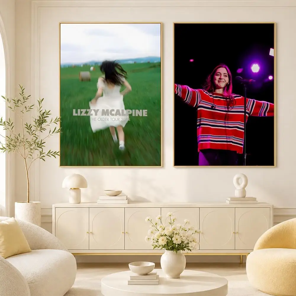 L-Lizzy M-McAlpines singer Poster Room Home Decoration Interior Wall Art Printing Garage Posters Gift