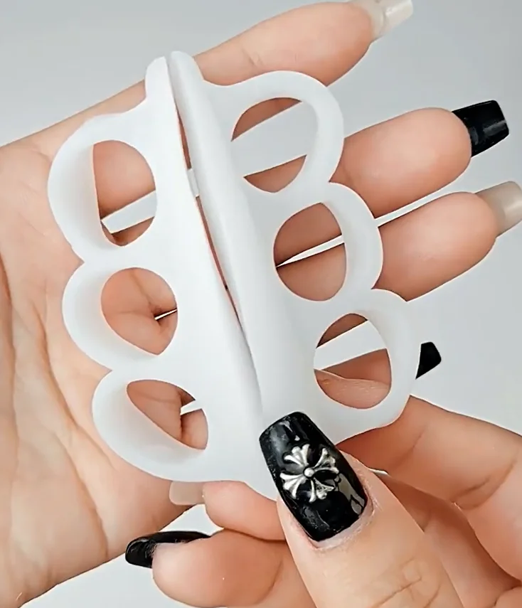 1/5/10pair Silicone Toe Splitter Correction Device, Large Foot Bone Separation Toe Sleeve Toe Splitter Manicure Tools For Hallux
