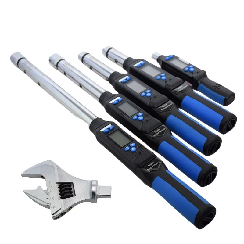 مفتاح العزم الرقمي أدوات Torquimetro 1.5-340 نانومتر في عالي الدقة قابل للتعديل مفتاح عزم الدوران الرقمي الإلكتروني