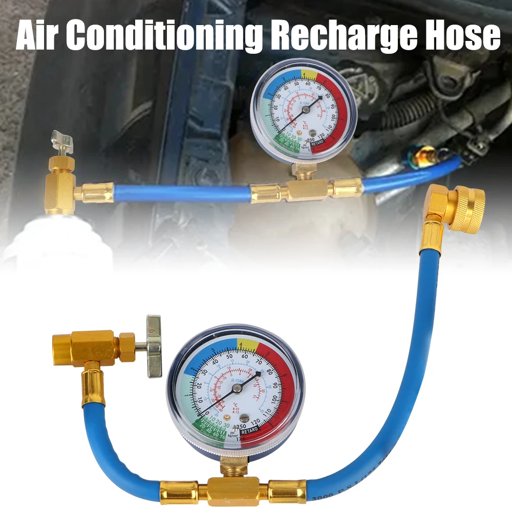 Open Valve Charging Pipe Car Refrigerant Charging Pipe Air Conditioning Recharge Hose Freon r134a Car Air Conditioner Tools