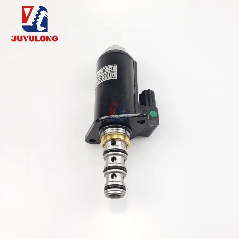 JUYULONG Low Price For Kobelco SK200-8 SK350-8 Excavator KDRDE5K-31/30C50 Hydraulic Pump Solenoid Valve YN35V00052F1