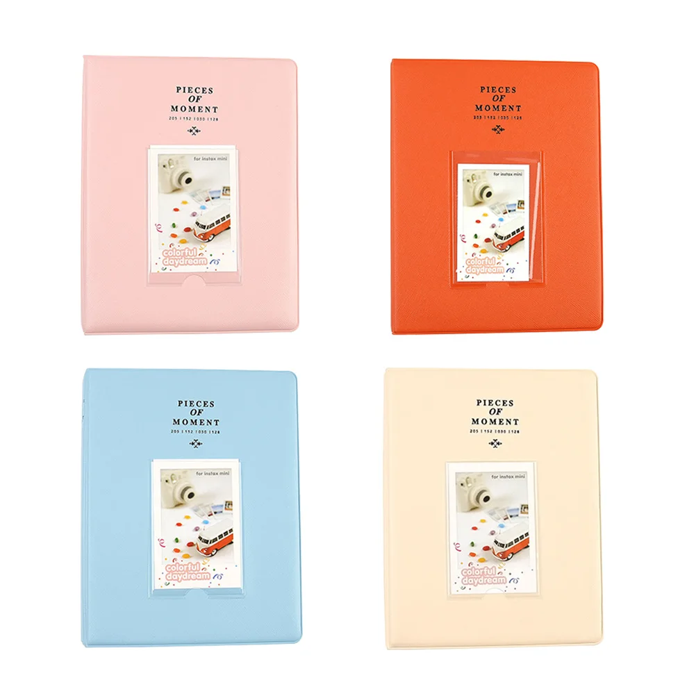 

Photo Album Scrapbook Loose Leaf Picture Memory Creative Albums High Capacity Solid Color Cover Valentines Day Gifts