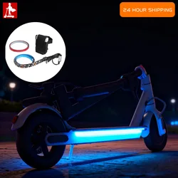 LED Strip Light Flashlight Bar Lamp For Xiaomi M365 pro for ninebot max G30 Electric Scooter Night Light Long Light Flash Model