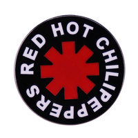 Red H0t Chili Pepper Enamel Pins Rock Band Music Badges Lapel pins Brooches Women Men Jewelry Accessories For Gifts