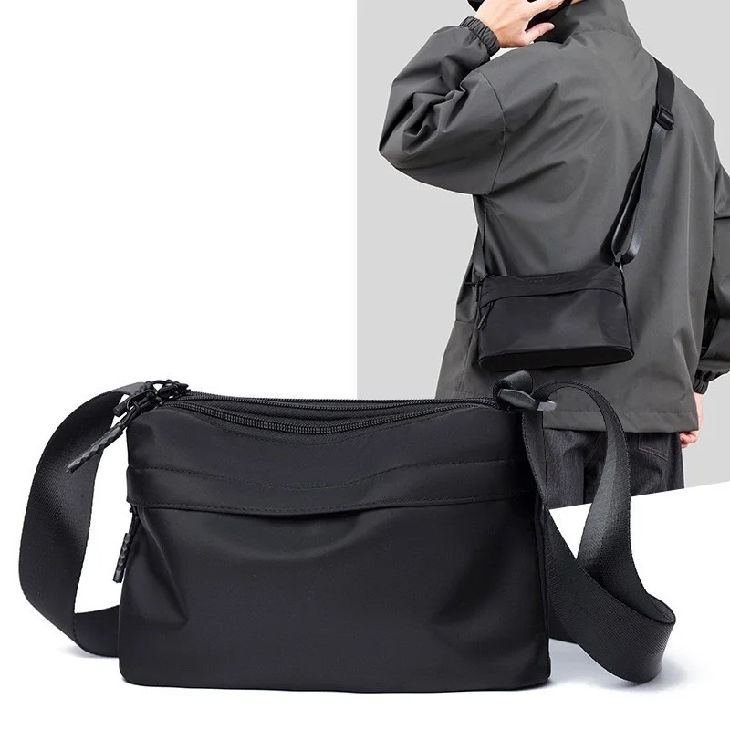 New Men's single-shoulder bag made of Oxford fabric casual large-capacity fashionable crossbody bag for commuting
