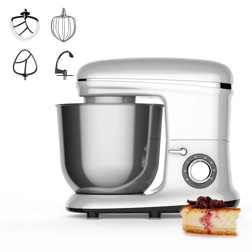 

2026 New ModelElectric Flour xer for Batidora 6 Seep 1500w Cake Bread Cream Dough Food xer 4 in 1 Stand Food Dough Cake xe
