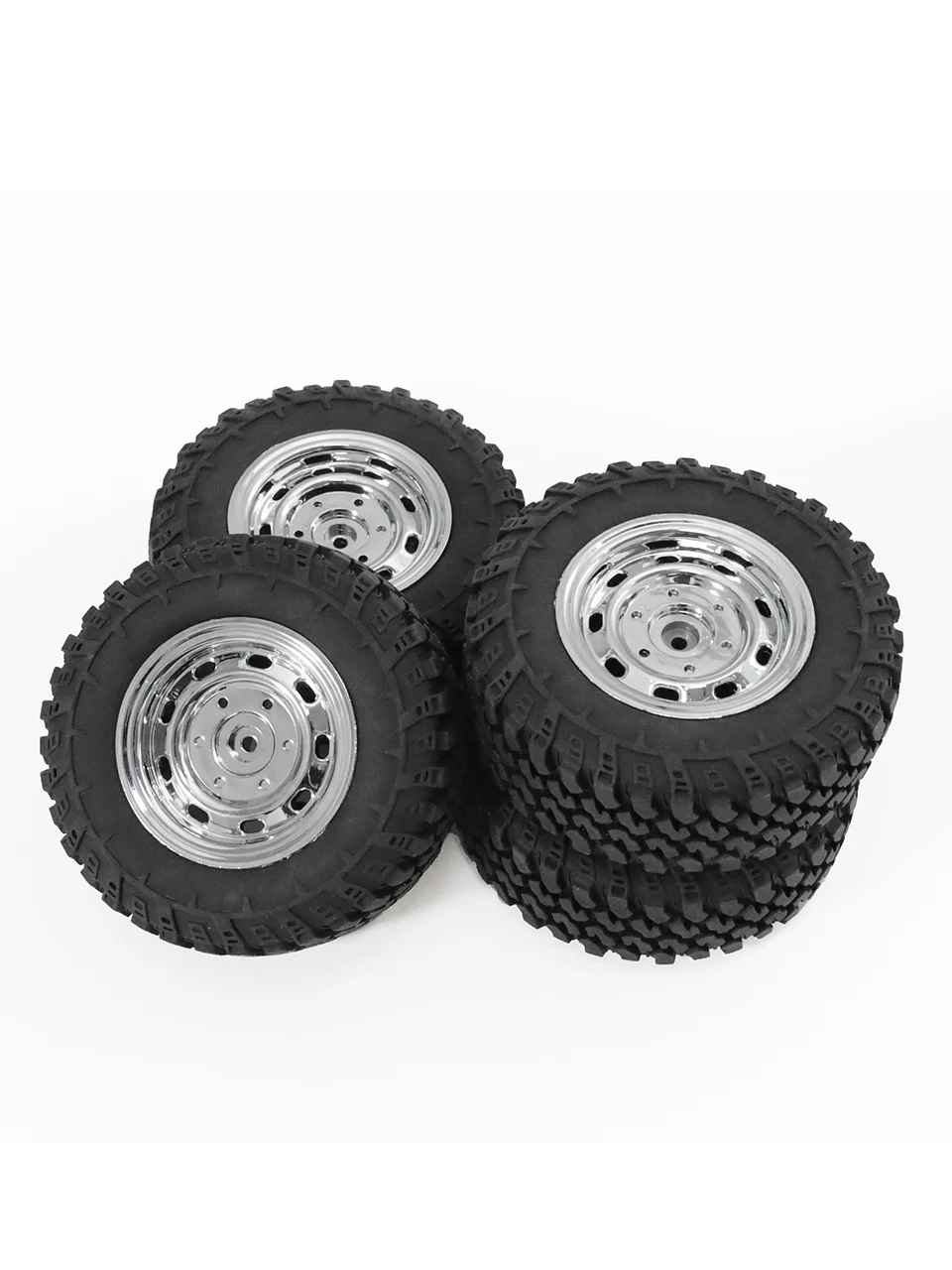70mm 5mm Hex Rubber RC Wheels Tires High Performance Upgrade Parts for MN99S MN98 MN82 WPL C24-1 B36 D12 C64 D74-1 Off Road RC C view 4