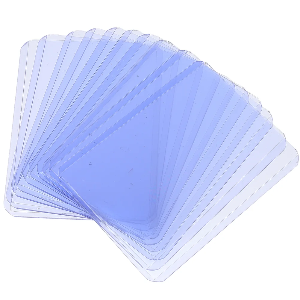 30 Pcs Card Sleeve Game Holder Trading Cards PVC Cover Standard Sleeves Portable Clear Protectors Covers Anti-scratch