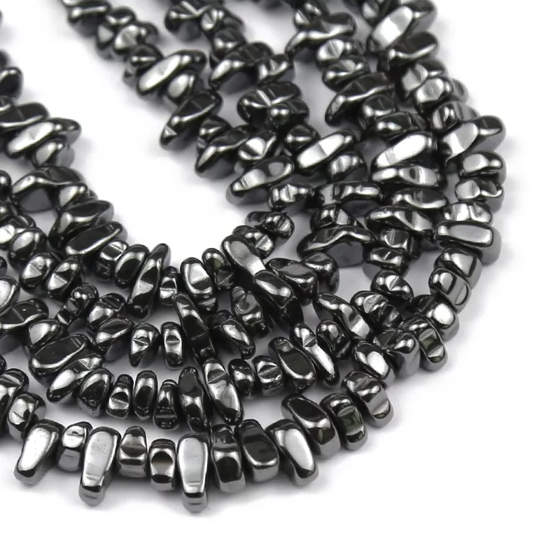 

Wholesale Natural Stone Hematite Irregular Chip Bead Loose Spacer Gravel Bead for Jewelry Making DIY Bracelet Necklace Accessory