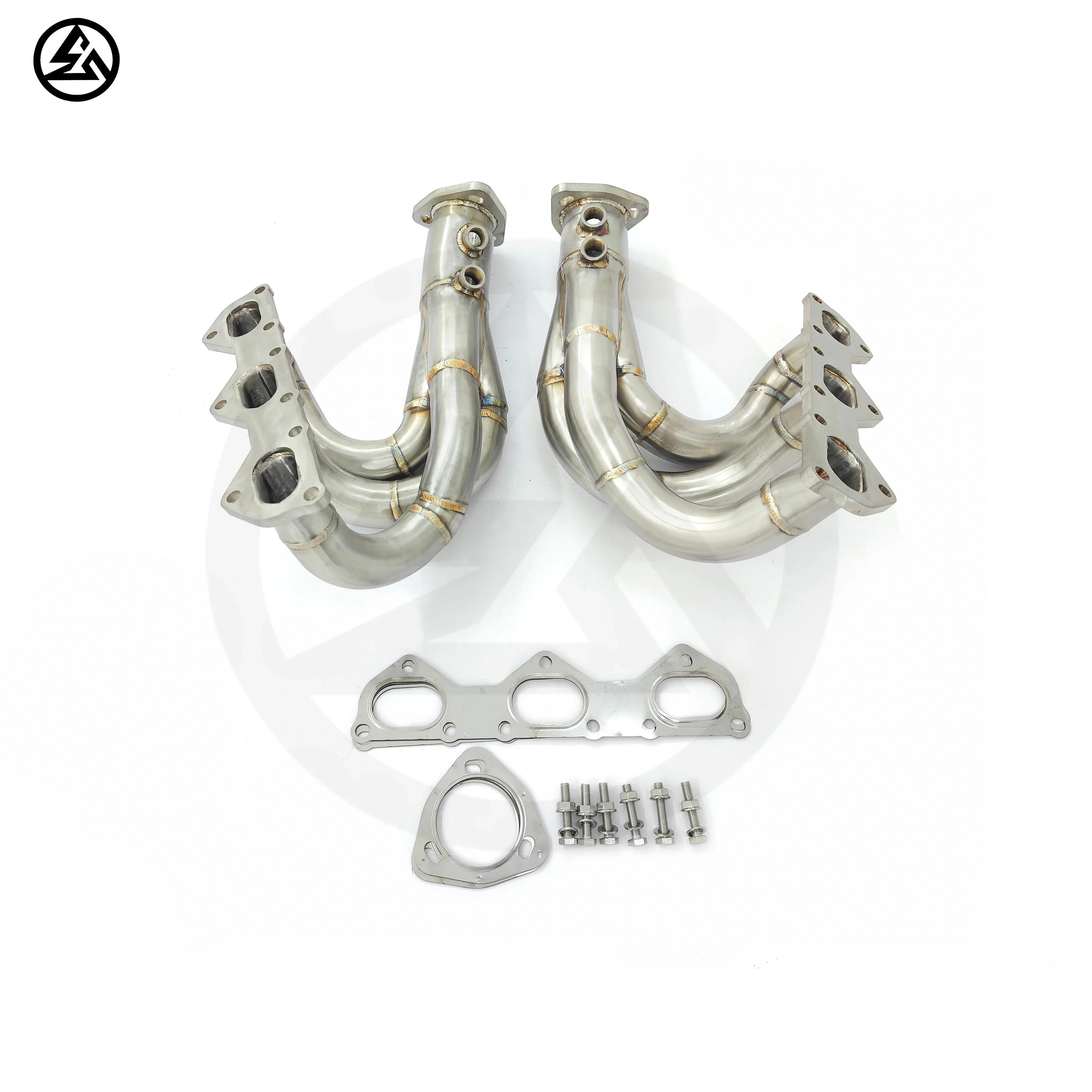 

Exhaust Pipes Mainifolds for Porsche 718 Cayman GT4/Spyder/GTS 4.0L Ss304 Headers Brushed Straight Pipe