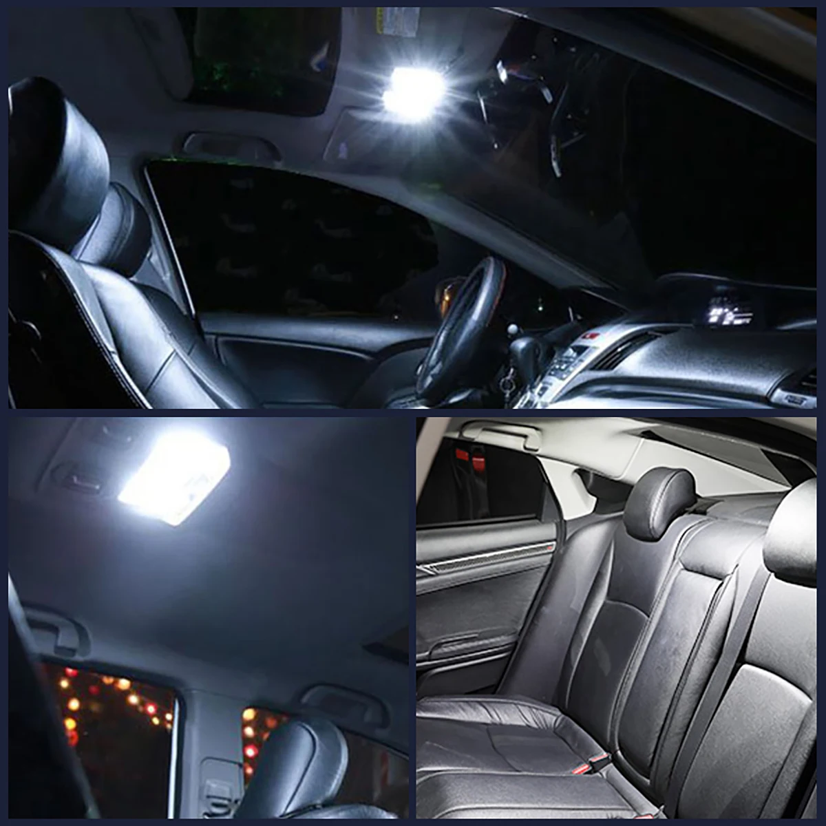 C5W Festoon Lâmpada LED, C10W, C10W, 31mm, 36mm, 39mm, 41mm, 42mm, COB Branco, Cúpula Interior do carro, Luzes de leitura, Tronco Lâmpada da