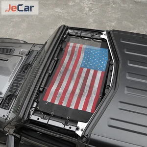 JECAR COVER COVER COVERAGE, FRONT HOLE PARTS 0 Thermal insulation network for Jeep Wrangler JL/Gladiator JT 2018 UP, Accessories 10 Main Sales Jeep Wrangler Capout - №8