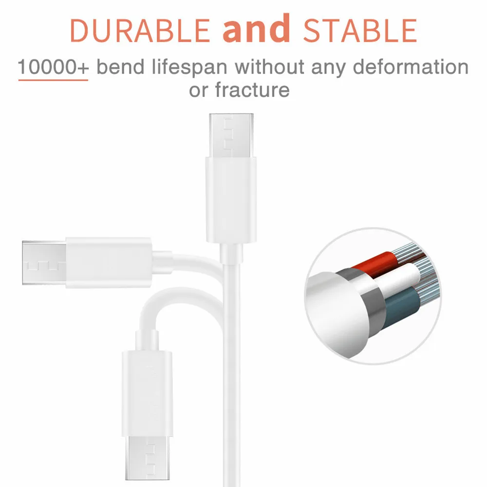 USB C Cable for iPhone 15 Pro max USB A to Type C Fast Charger Cable for Xiaomi Samsung MacBook iPad 3A Mobile Phone Data Cord