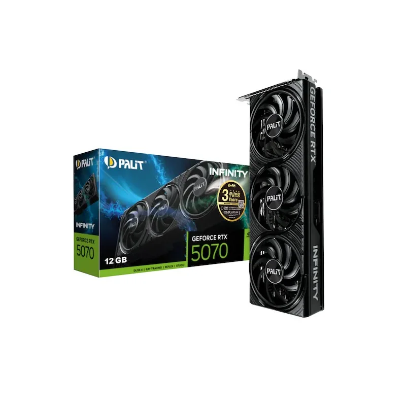 باليت جيفورس Rtx 5070 إنفينيتي 3 D7 12 جيجا بايت E-Mtech