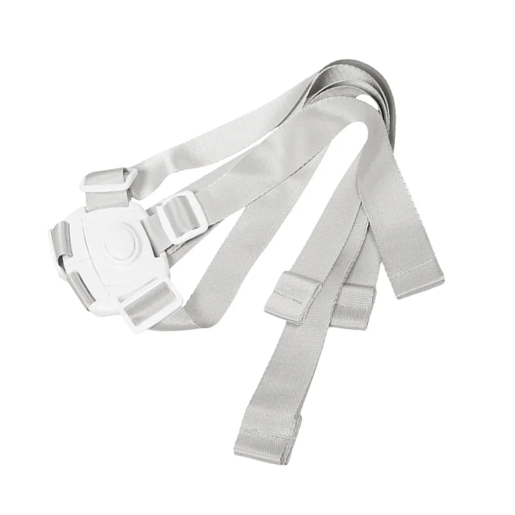 5 Pcs Belt Baby Safety Harness Strap Adjustable Child for High Chair Stroller White