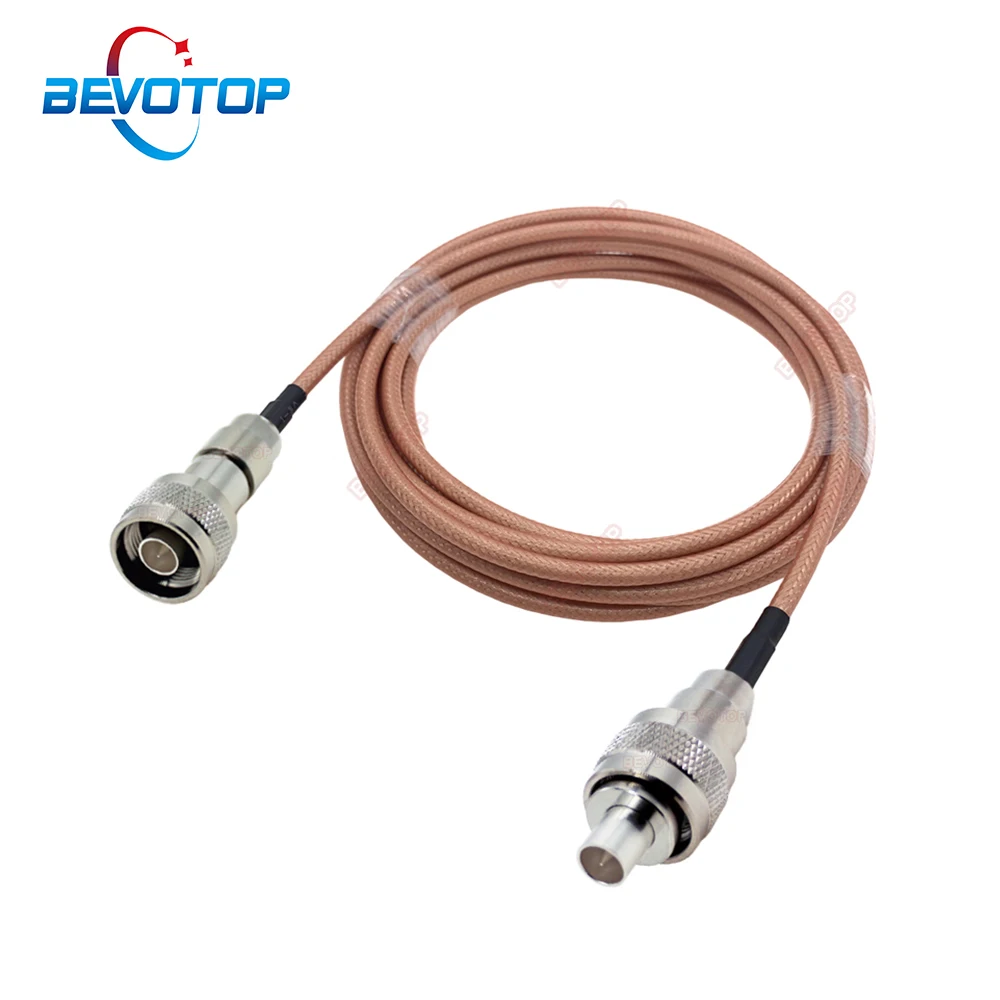 

N Male Quick Plug to N Male Fast Plug High Quality High Frequency Double Shielded RG142 Test Cable RF Coax Pigtail