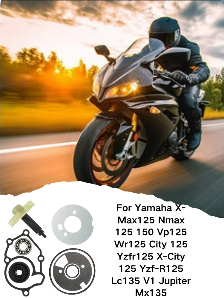 Kit de réparation de pompe à eau, pour Yamaha x-max125 Nmax 125 150 Vp125 Wr125 City 125 Yzfr125 x-city 125 Yzf-R125 Lc135 V1 Jupiter Mx135
