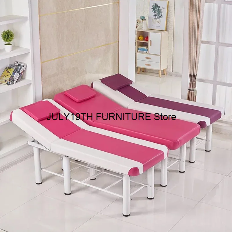 Fashion Stable Professional SPA Massage Tables Foldable Salon Furniture PU Bed Thick Beauty Massage tattoo Table