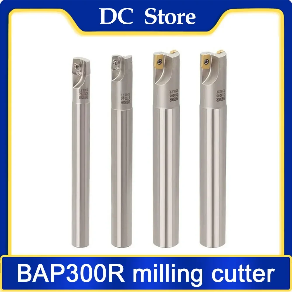 BAP300R Milling Cutter Arbor 300R C10 C12 C16 C20 C25 C32 2T 3T Right Angle 90 Deg Milling Cutter Rod for APMT1135 APGT Inserts