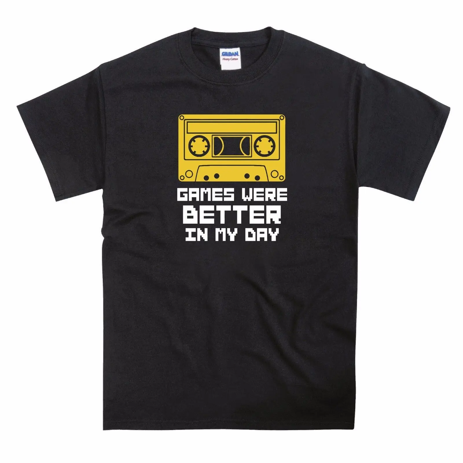 

Games Were Better in My Day 80s Computer Cassette Tape T-Shirt