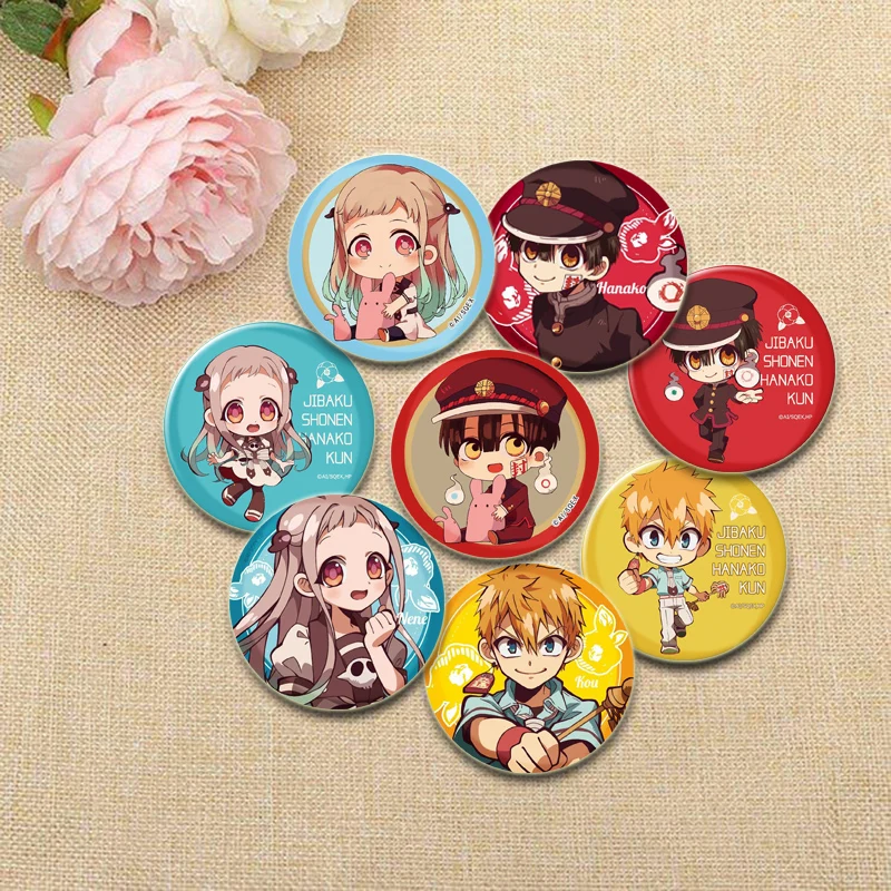 Cute Cartoon Badge Yugi Amane/Hanako/Yashiro Nene/Minamoto Kou Anime Brooches Cosplay Creative Enamel Pins Accessories Gifts