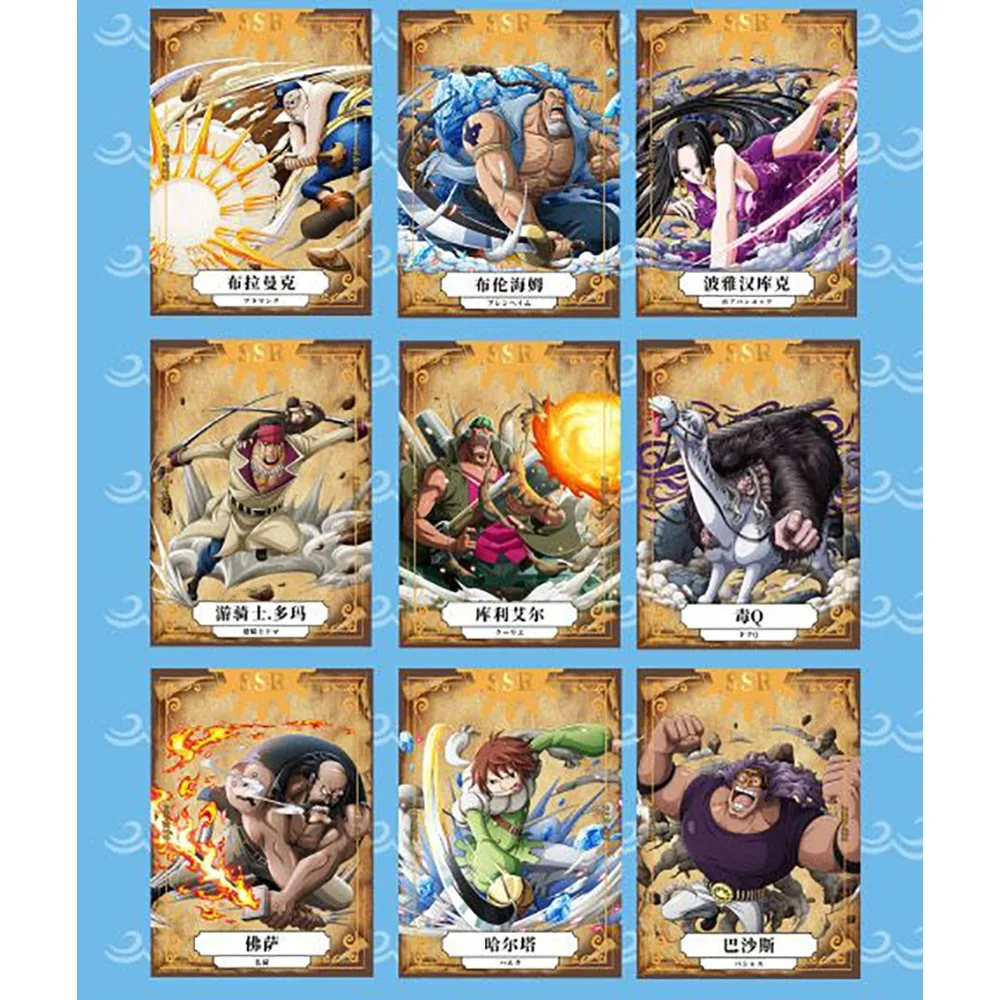 Hot Selling One Piece Game Collection Cards Luffy ACE Sabo Rare and Minimalist Top War Chapter Character Cards Boys Girls Gifts