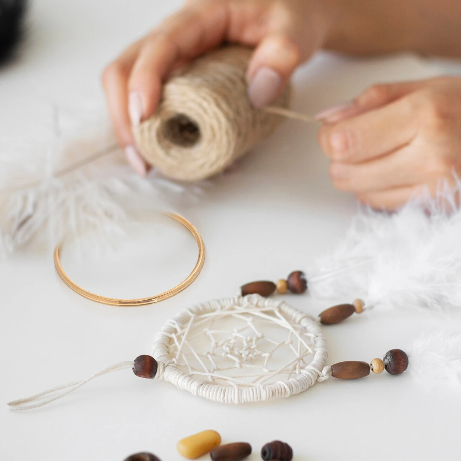 

10pcs Dreamcatcher Metal Ring Diy Hoop Metal Ring For Craft Projects Plant Hangers Macrame Diy Dreamcatcher Hoop Decor