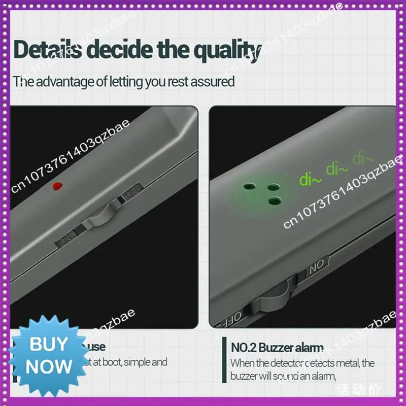 Heißer Ltem Metall Detektor Hohe Empfindlichkeit Metall Scanner Handheld Alarm Scanner DM3004A Sicherheit Checker Pinpointer Suche Spule