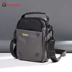 VOLUNTEER Shoulder Bag for Men 2023 New Fashionable Large Capacity Casual Waterproof Phone Commuter Light Weight Bags1698-14