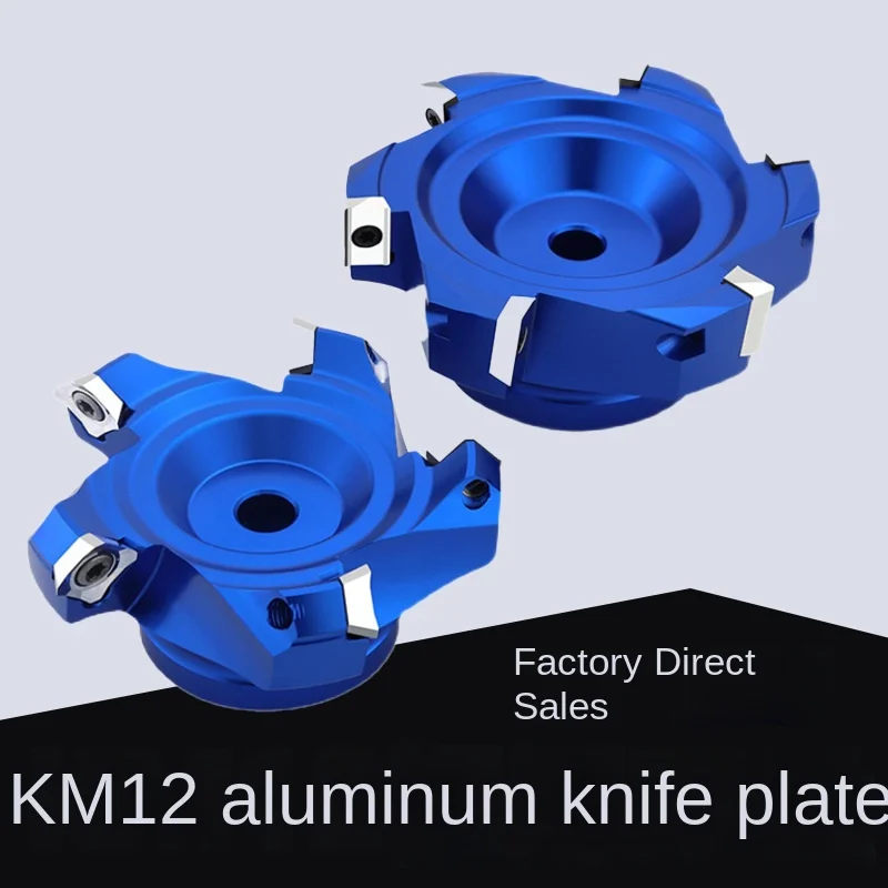 Km12 Aluminum Cutter Plate 90 Degree Right Angle CNC Milling Machine Bt30 Flying Cutter Plate