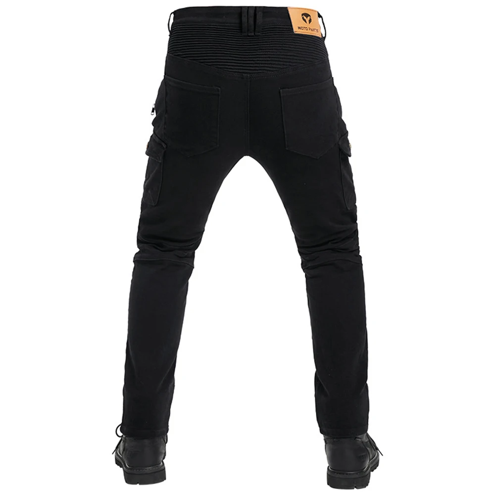 2024 Nieuwe motorracen Zwarte broek voor het hele seizoen Beschermende uitrusting Motorbroek Off-road broek Casual Moto-jeans