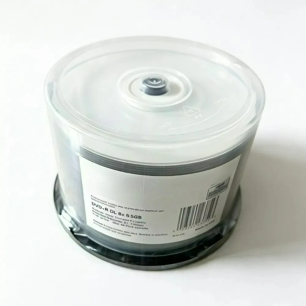 FOR D9 DVD Disc 8.5GB DVD+R DL Dual Layer 8X Unprintable 50pcs per Lot