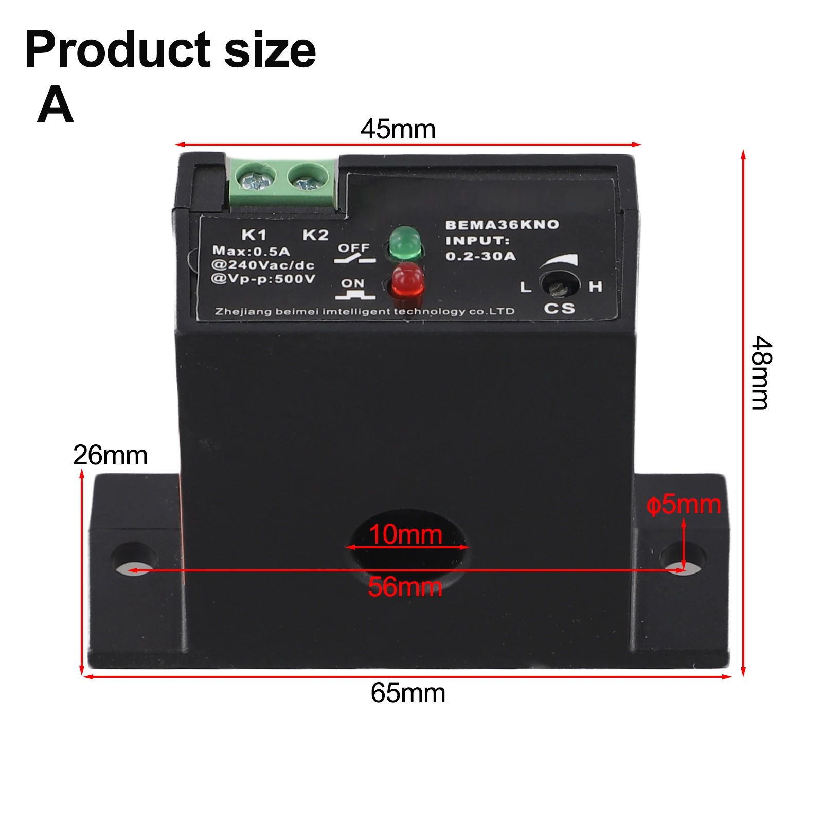 

Регулируемый датчик тока Переключатель электромагнитного датчика Регулируемый переключатель тока Переключатель с автономным питанием Дизайн расширенного срока службы