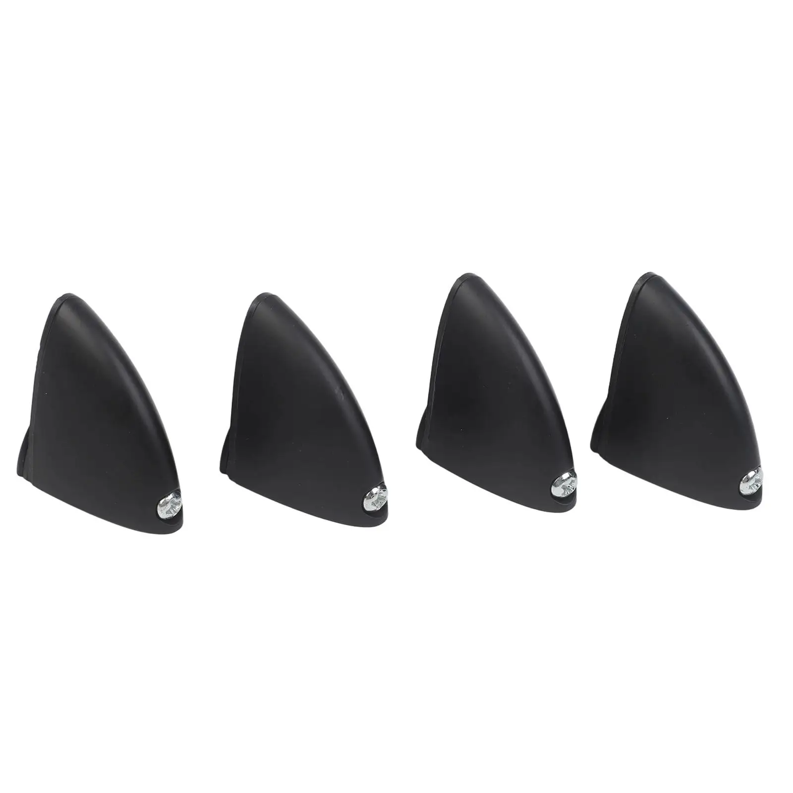 Set of 4 Glass Shelf Brackets Constructed from Brushed Zinc Alloy Supporting Glass For thickness Variants 2mm Through 21mm
