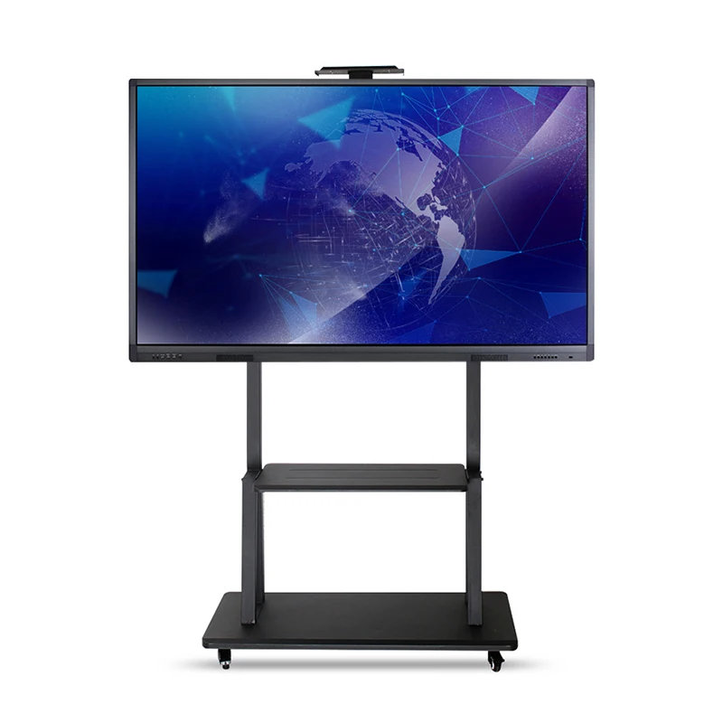 55 65 75 86 98 110 Inch Mobile Electronic Whiteboard Smart Interactive Boards Touch Screen Panel For Classroom Meeting Room